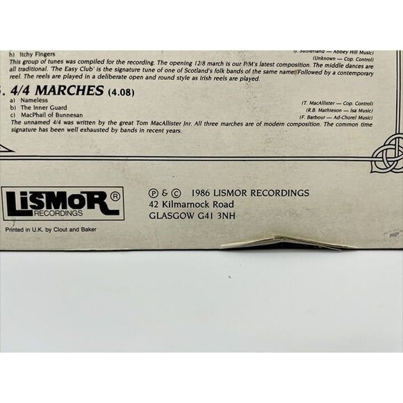 The Polkemmet Grorud Pipe Band- Vinyl LP- 1986-From Celtic Roots - Picture 5 of 6